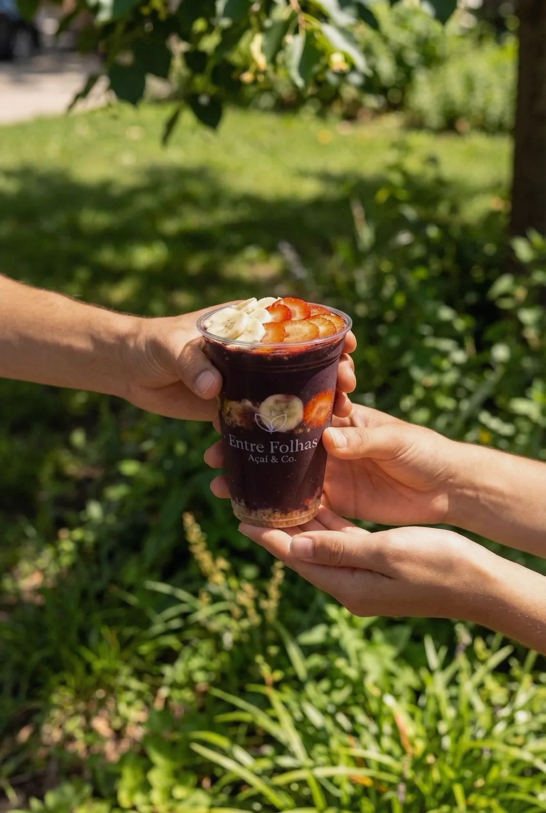 Ingredientes naturais — a inspiração do Entre Folhas Açaí